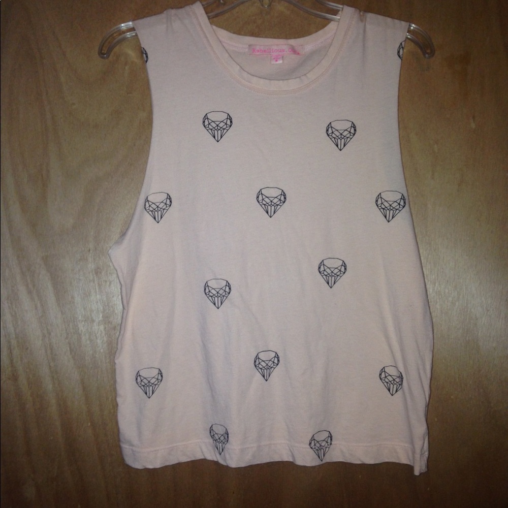 Rebellious One Juniors Tank Size M